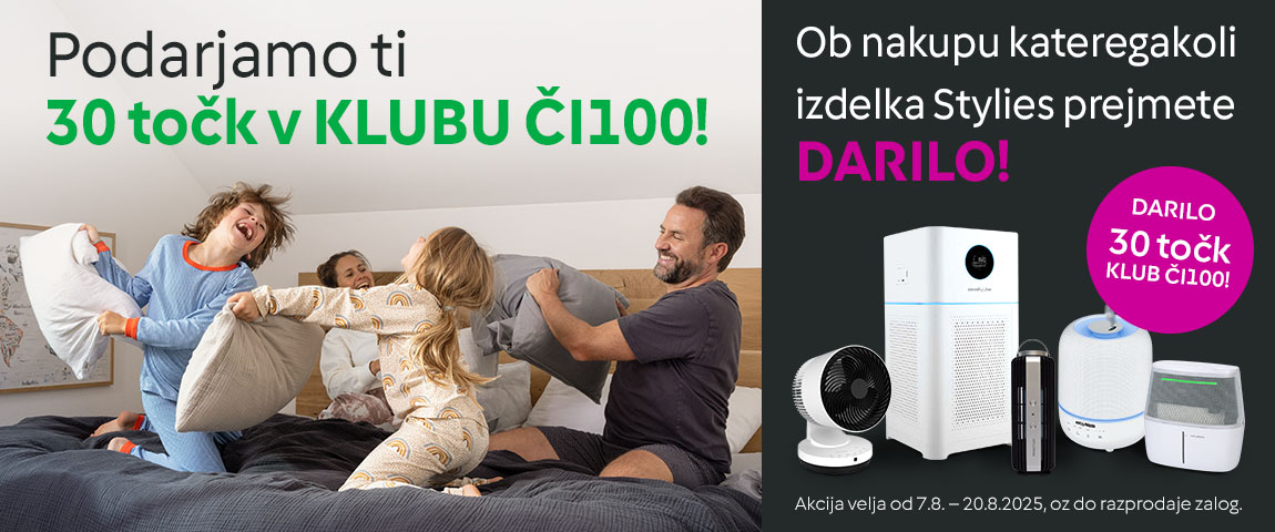 Podarjamo ti 30 točk v KLUBU ČI100!