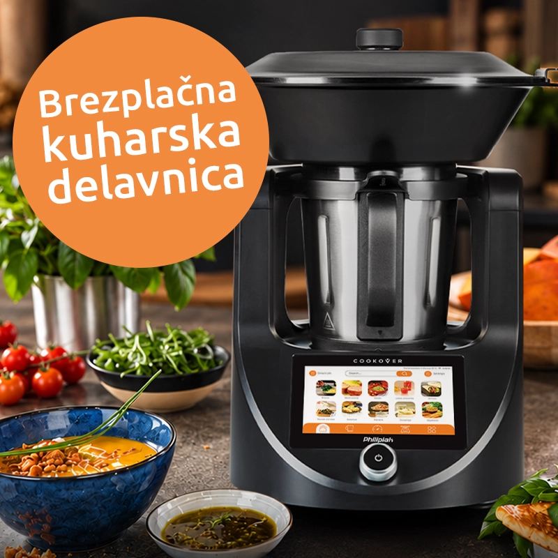 ČI100 KUHINJSKI ROBOT - brezplačna kuharska delavnica
