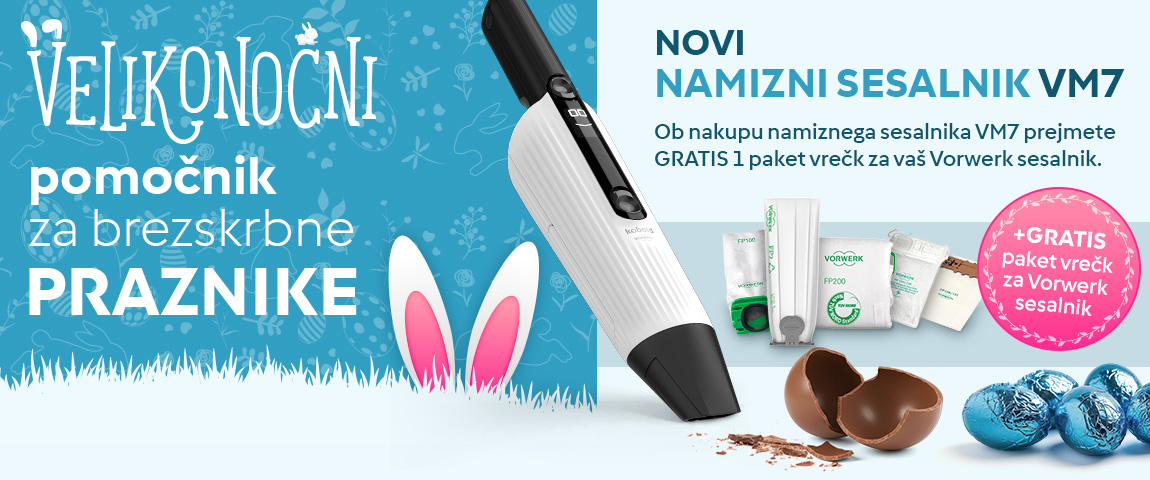 Namizni sesalnik VM7 –GRATIS vrečke